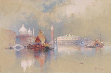 Uitzicht op Venetië, 1888